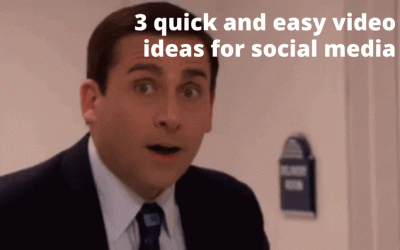 3 quick and easy video ideas for social media
