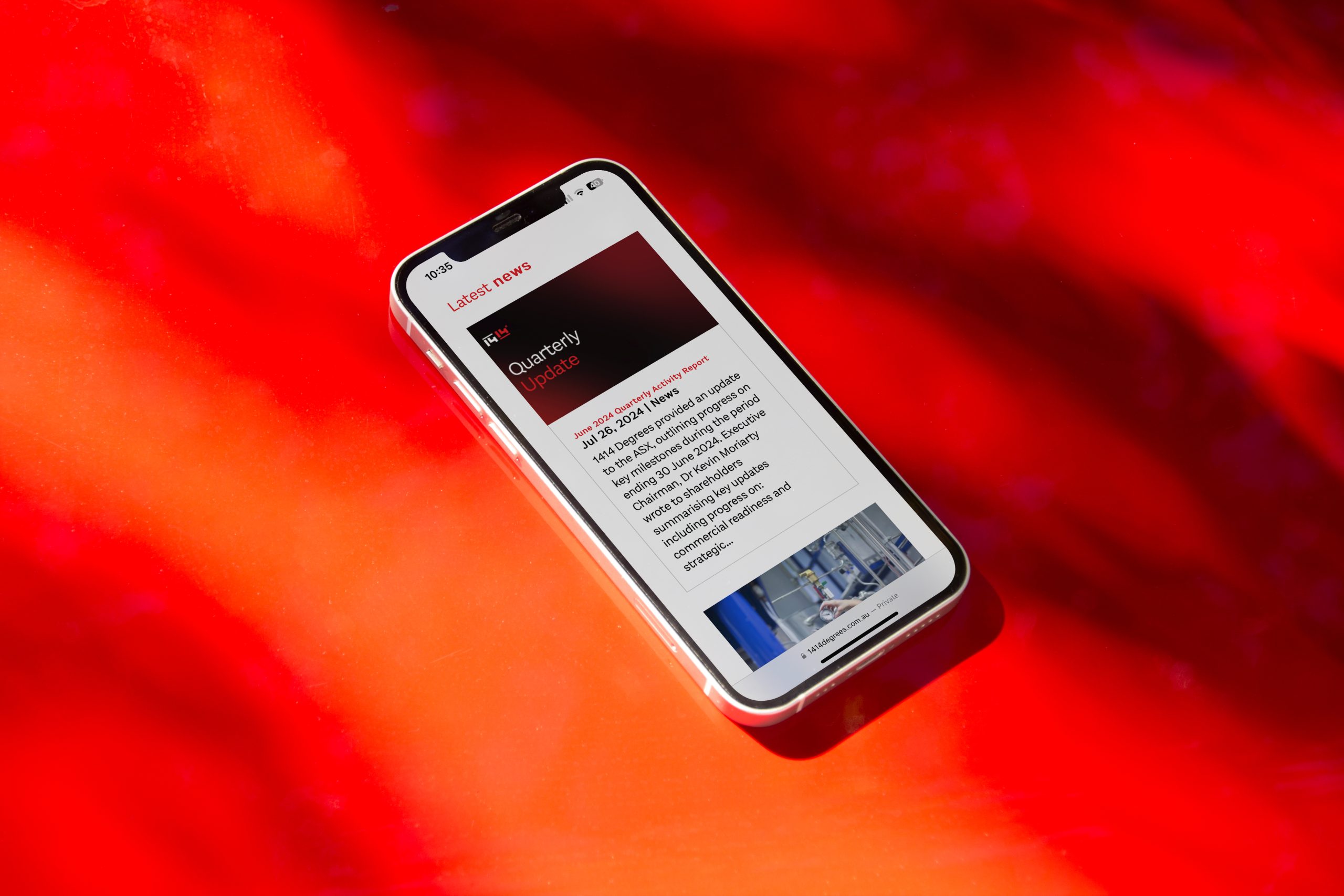 Website Mobile (Blog Page)