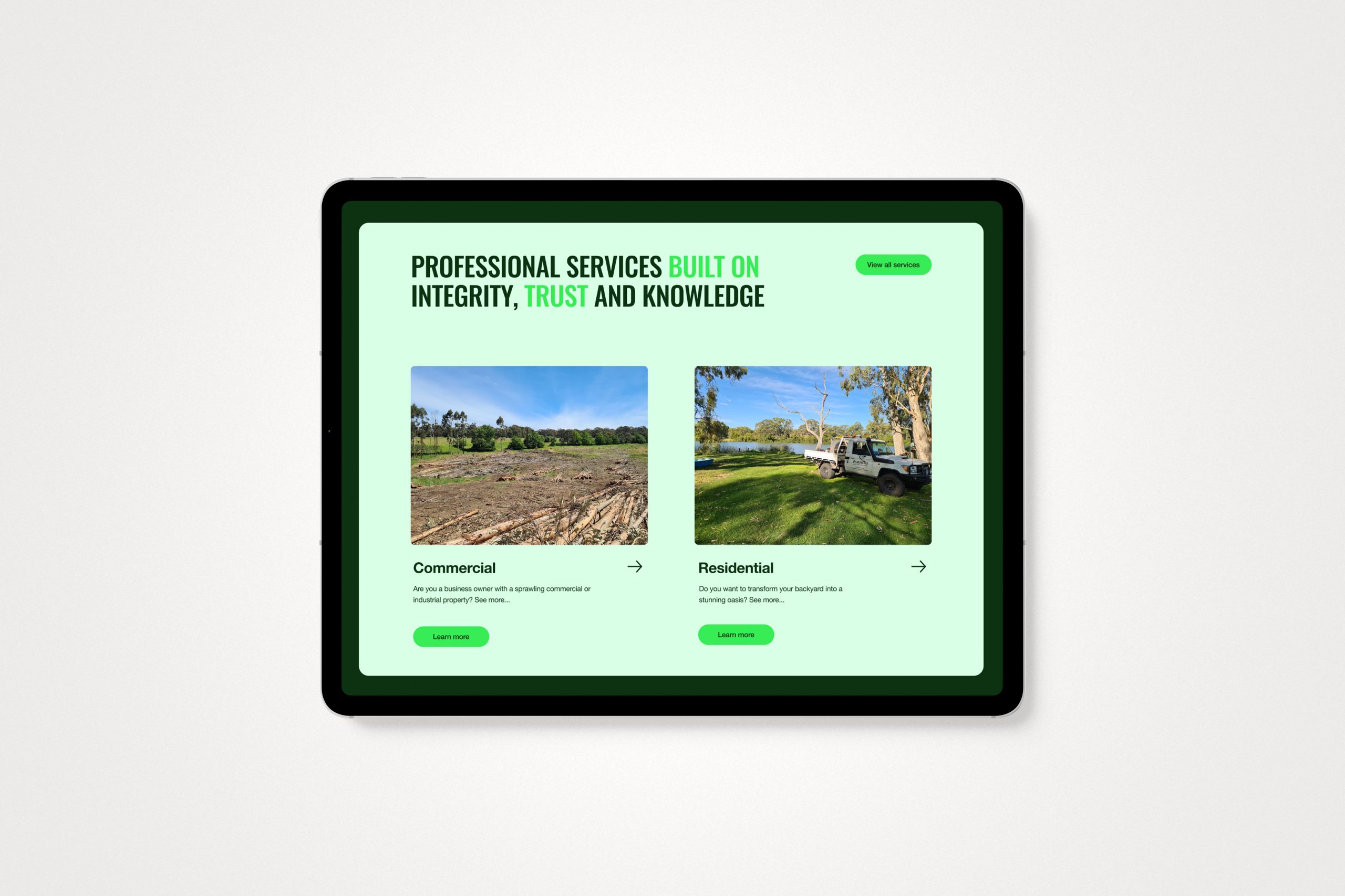 Website Tablet