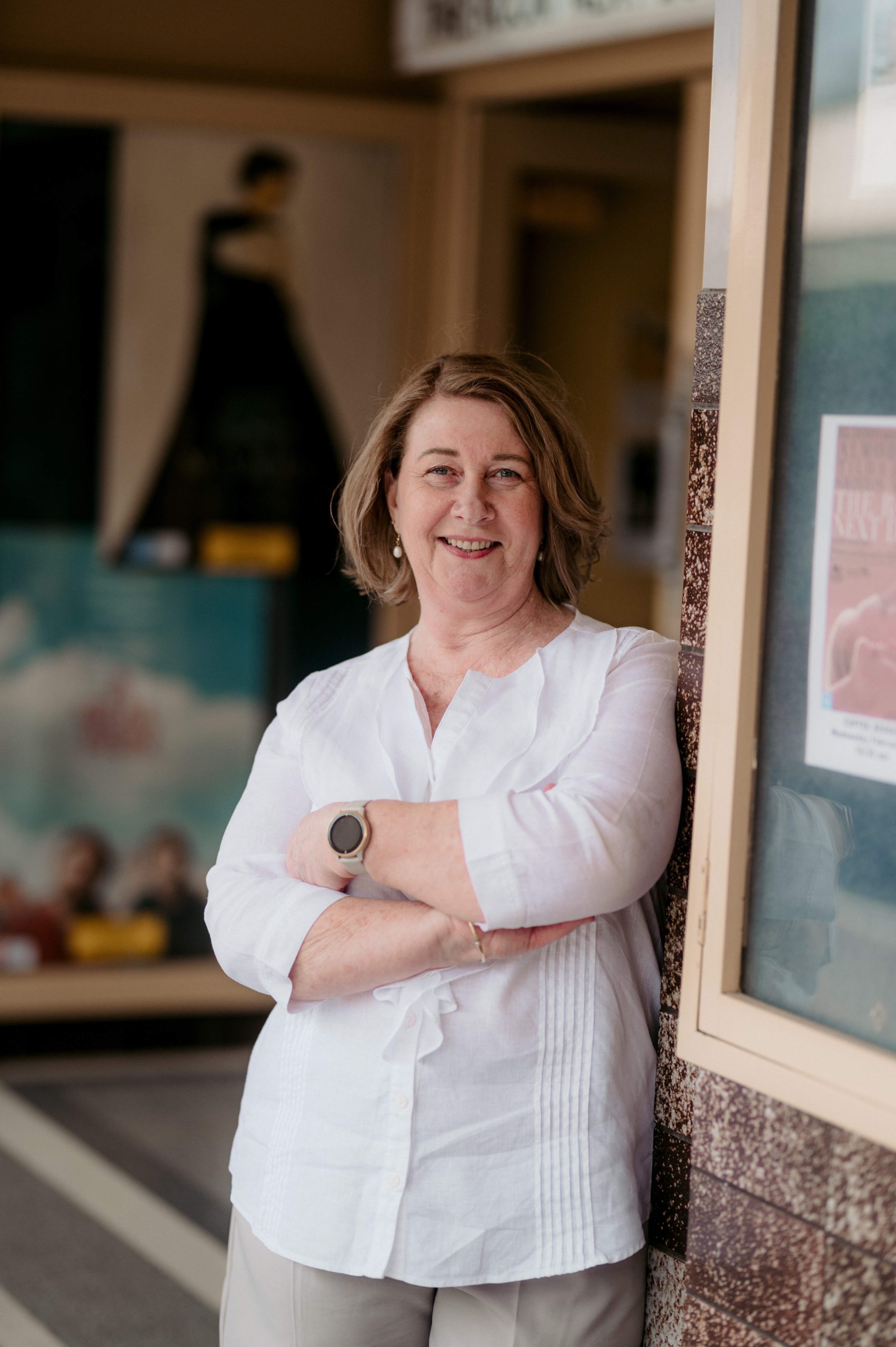 Debbie Constable outside